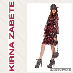 KIRNA ZABETE Button Down Flare Dress